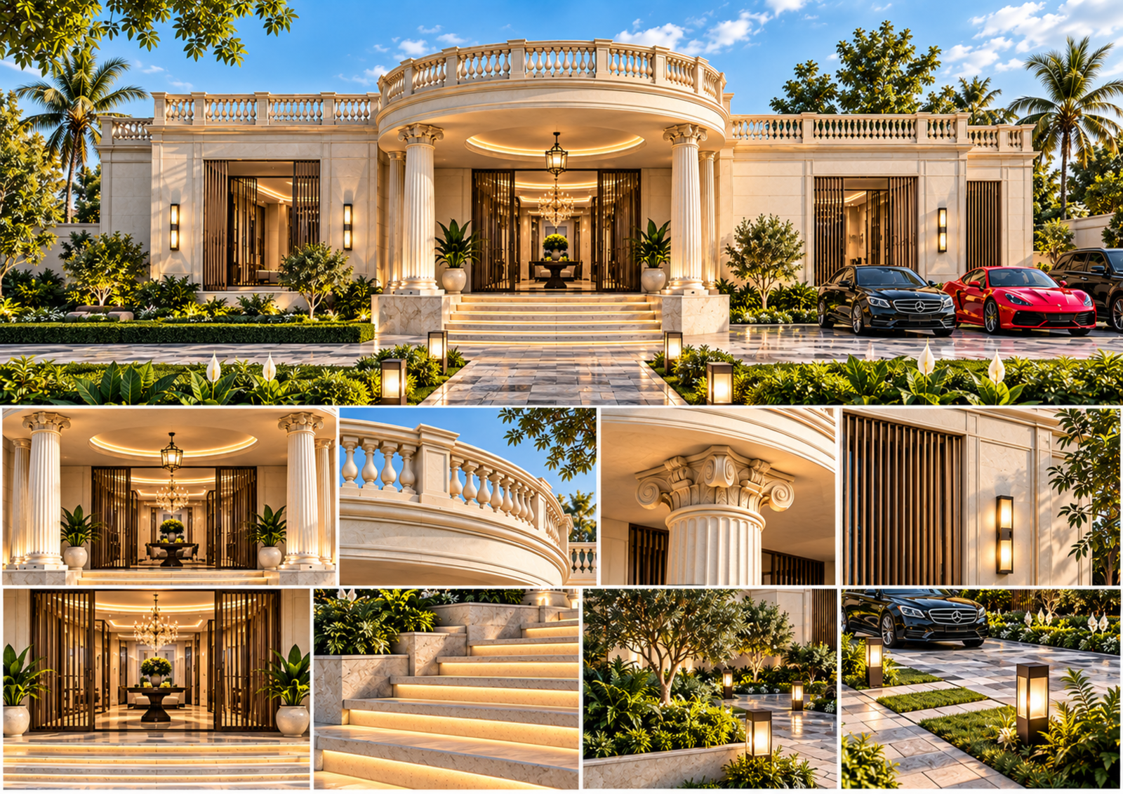 Luxury villa design